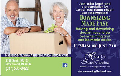 Free “How To” Lunch Seminar in Greenwood: Downsizing Made Easy for Adults 55+/Decluttering Advice: June 7, 2016